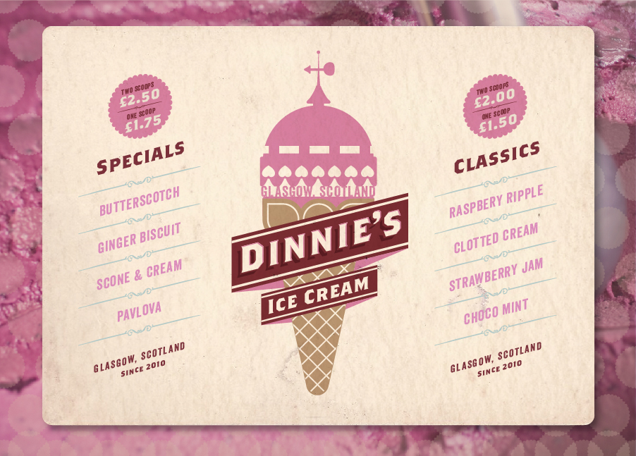 Dinnie's Ice Cream.